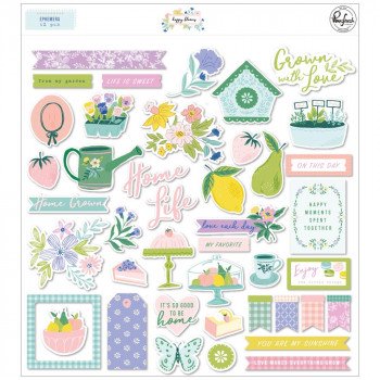 Висічки Pinkfresh Studio Icons Happy Blooms 42/Pkg