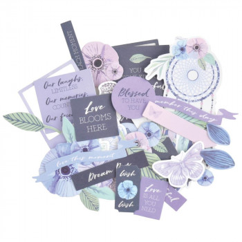Висічки Kaisercraft Cardstock Die-Cuts Lilac Mist