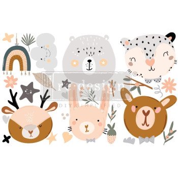 Трансфер Prima Decor Transfer Boho Critter