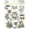  Наліпки Simple Stories Simple Vintage Weathered Garden Layered Stickers 15/Pkg