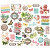 Висічки Simple Stories Simple Vintage Cottage Fields Bits & Pieces Die-Cuts 50/Pkg