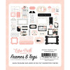 Висічки Echo Park Frames & Tags Wedding 33/Pkg