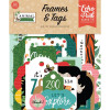 Висічки Echo Park Frames & Tags Animal Kingdom 33/Pkg