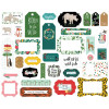 Висічки Echo Park Frames & Tags Animal Kingdom 33/Pkg