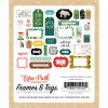 Висічки Echo Park Frames & Tags Animal Kingdom 33/Pkg