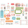 Висічки Echo Park Frames & Tags Birthday Girl 33/Pkg