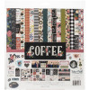 Набір паперу 30*30см Echo Park Coffee 12/Pkg