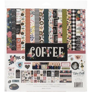 Набір паперу 30*30см Echo Park Coffee 12/Pkg