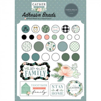 Брадси Carta Bella Gather At Home, 25/Pkg + 5Chipboard
