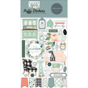 Наліпки Puffy Carta Bella Gather At Home 10*15см