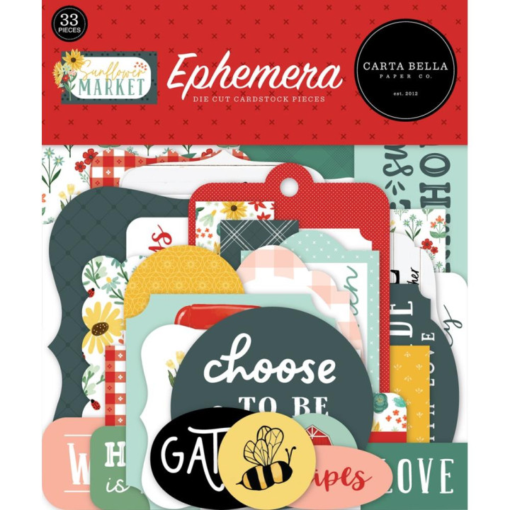 Висічки Carta Bella Icons Sunflower Market 33/Pkg