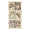 Набір паперу 15*30см Stamperia Collectables Lady Vagabond Lifestyle 10/Pkg