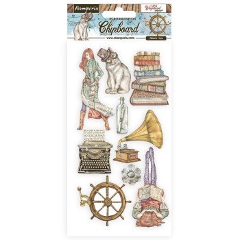Чіпборд Stamperia Lady Vagabond Lifestyle 15*30см