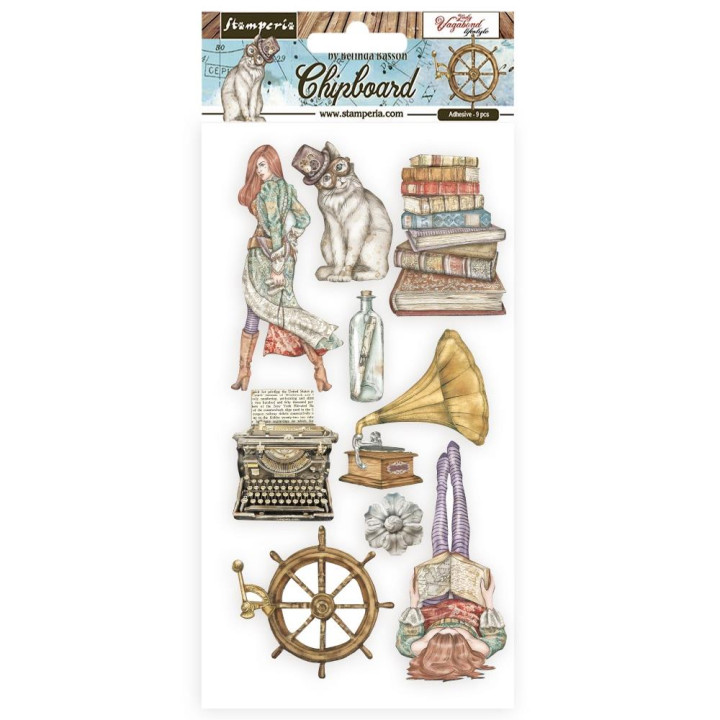 Чіпборд Stamperia Lady Vagabond Lifestyle 15*30см