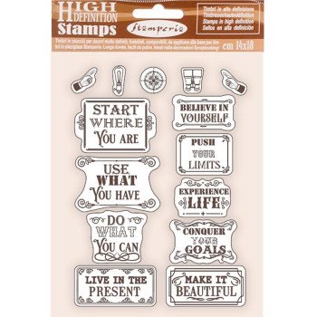 Штампи Stamperia Quotes, Lady Vagabond Lifestyle 14*18см