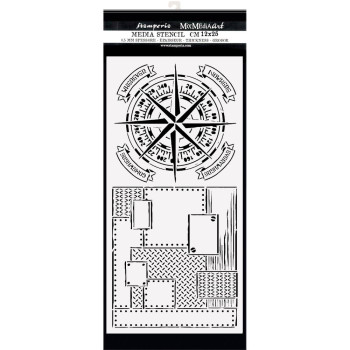 Трафарет Stamperia Compass, Lady Vagabond Lifestyle