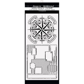 Трафарет Stamperia Compass, Lady Vagabond Lifestyle