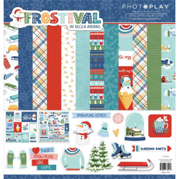 Набір паперу 30*30см PhotoPlay Frostival 12/Pkg