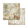 Набір паперу 20*20см Stamperia Forest 10/Pkg