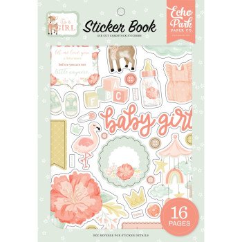 Наліпки Echo Park It's A Girl Sticker Book 16/Pkg