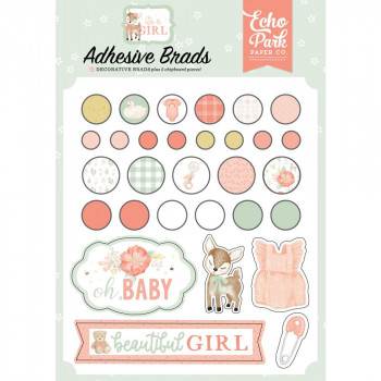 Брадси Echo Park It's A Girl 25/Pkg + 5Chipboard
