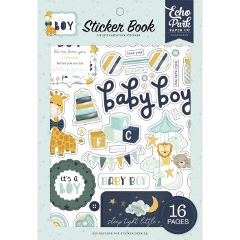 Наліпки Echo Park It's A Boy Sticker Book 16/Pkg