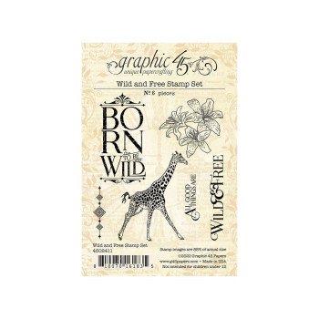Штампи Graphic 45 Wild & Free