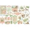 Висічки Graphic 45 Wild & Free 34/Pkg