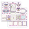 Набір паперу 20*20см Stamperia Provence 10/Pkg SBBS53