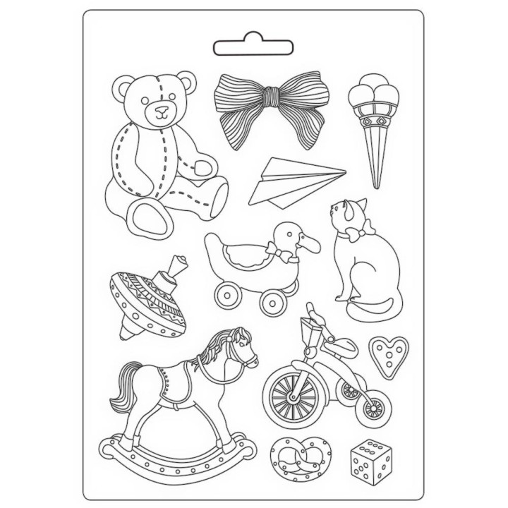 Молд Stamperia Soft Maxi Mould Toys, Day Dream 21*29см