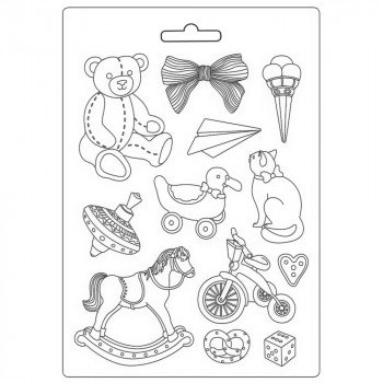 Молд Stamperia Soft Maxi Mould Toys, Day Dream 21*29см