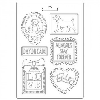 Молд Stamperia Soft Maxi Mould Frame & Quotes, Day Dream 21*29см