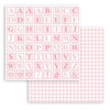 Набір паперу 20*20см Stamperia Backgrounds Baby Dream Pink, Day Dream 10/Pkg