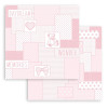 Набір паперу 20*20см Stamperia Backgrounds Baby Dream Pink, Day Dream 10/Pkg
