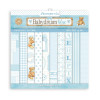 Набір паперу 30*30см Stamperia Backgrounds Baby Dream Blue, Day Dream 10/Pkg