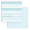 Набір паперу 30*30см Stamperia Backgrounds Baby Dream Blue, Day Dream 10/Pkg
