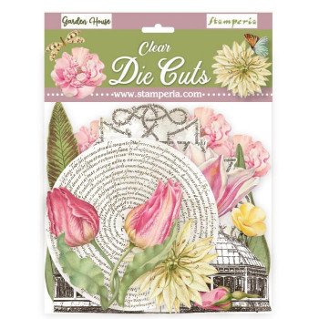 Висічки Stamperia Clear Die-Cuts Romantic Garden House