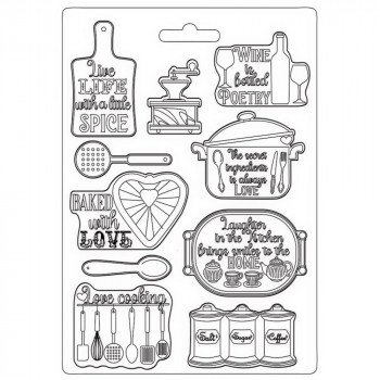 Молд Stamperia Soft Maxi Mould Accessories, Casa Granada 21*29см