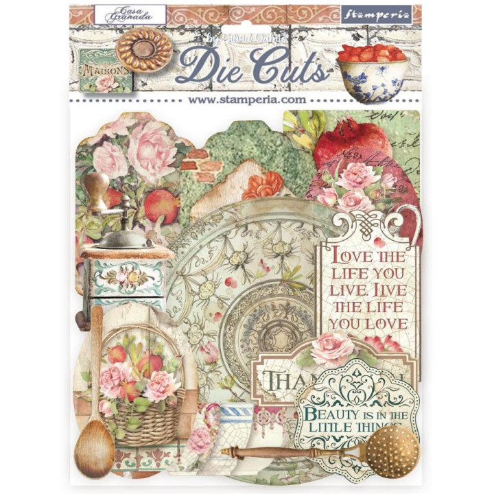 Висічки Stamperia Die-Cuts Casa Granada