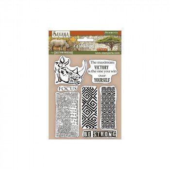 Штампи Stamperia Graffiti, Savana 14*18см