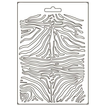 Молд Stamperia Soft Maxi A5 Zebra Pattern, Savana
