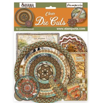 Висічки Stamperia Clear Die-Cuts Savana