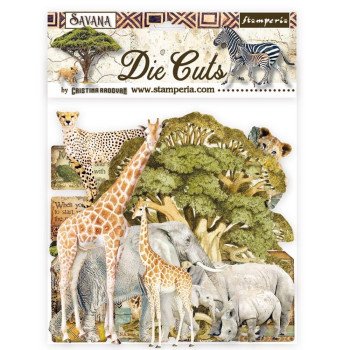 Висічки Stamperia Die-Cuts Savana