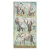 Набір паперу 15*30см Stamperia Collectables Savana 10/Pkg