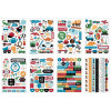 Наліпки Echo Park Play All Day Boy Sticker Book 16/Pkg