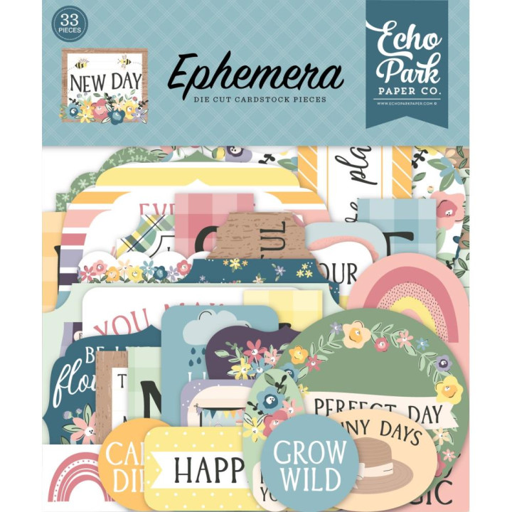 Висічки Echo Park Icons New Day 33/Pkg