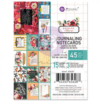Картки для журналінга Prima Painted Floral 8*10см