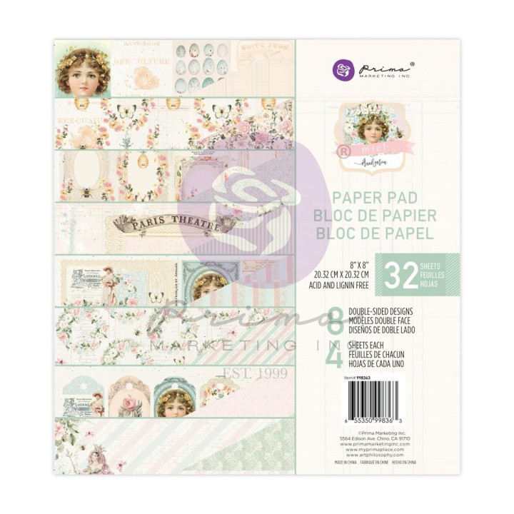 Набір паперу 20*20см Prima Miel By Frank Garcia 32/Pkg