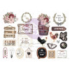 Висічки Prima Farm Sweet Farm Cardstock Ephemera & Stickers 72/Pkg