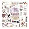 Висічки Prima Farm Sweet Farm Cardstock Ephemera & Stickers 72/Pkg